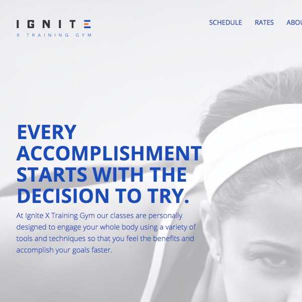 Ignite Cross Training Gym Website